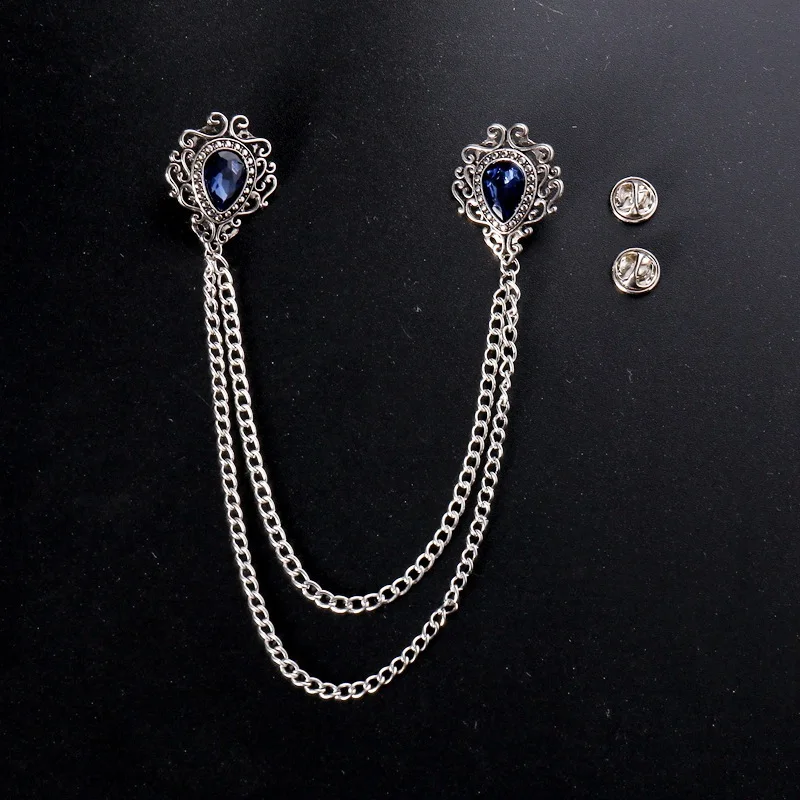 Vintage Jewelry Collection - Elegant Vintage Alloy Rhinestone Large Brooch