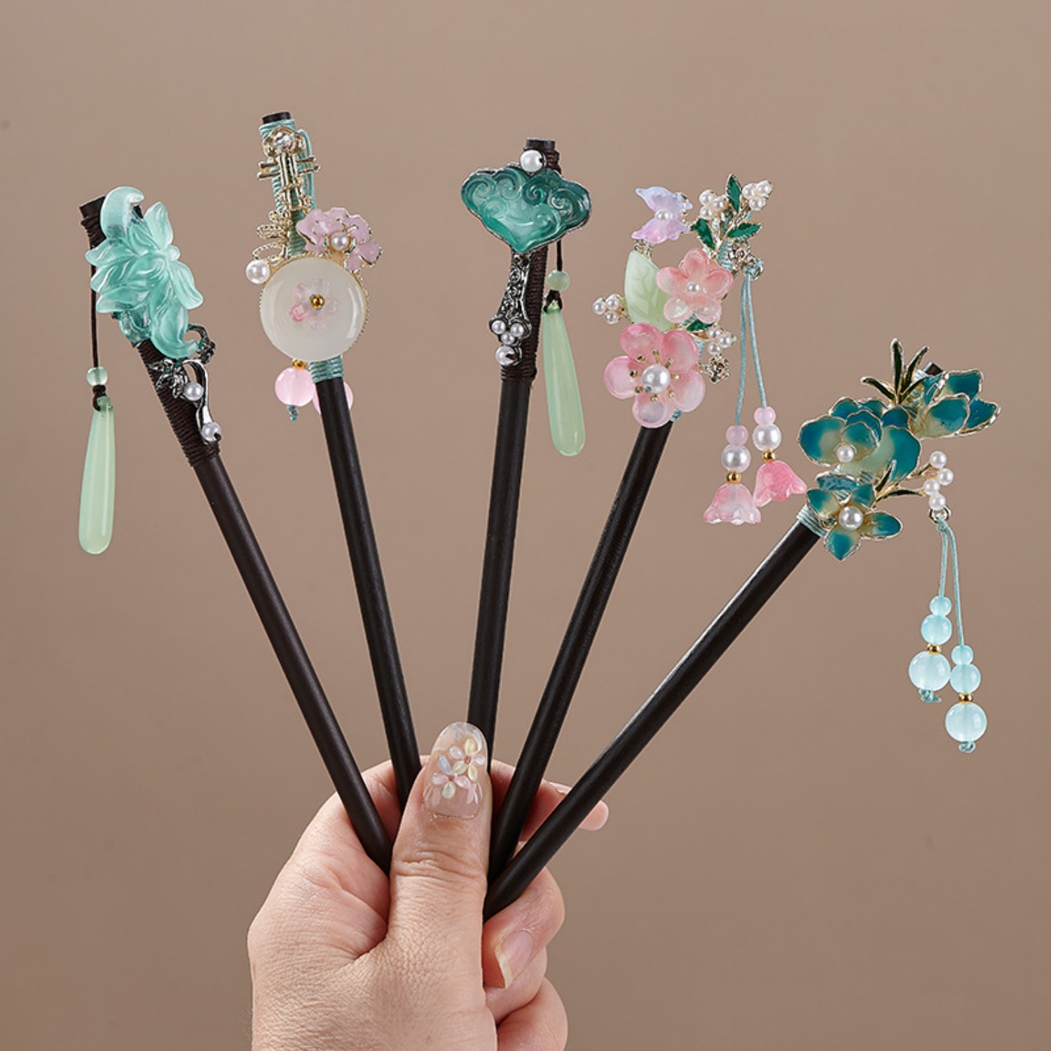 Vintage Jewelry Collection - Vintage Flower Hairpin For Women Elegant