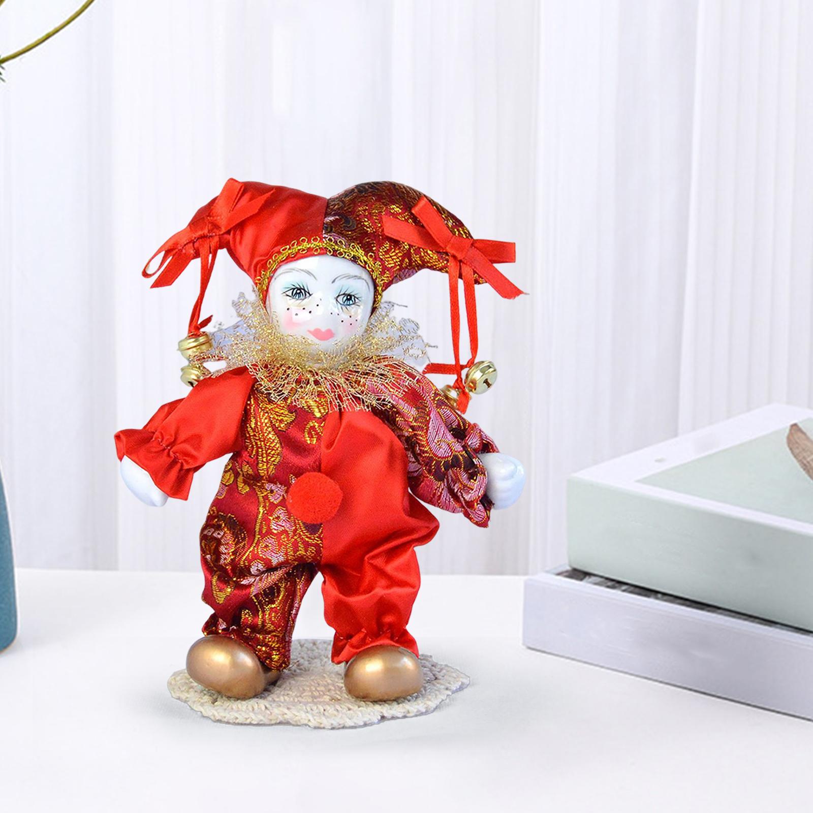 Vintage Harlequin Doll Antique - Vintage Collectible Clowns 评论和价格