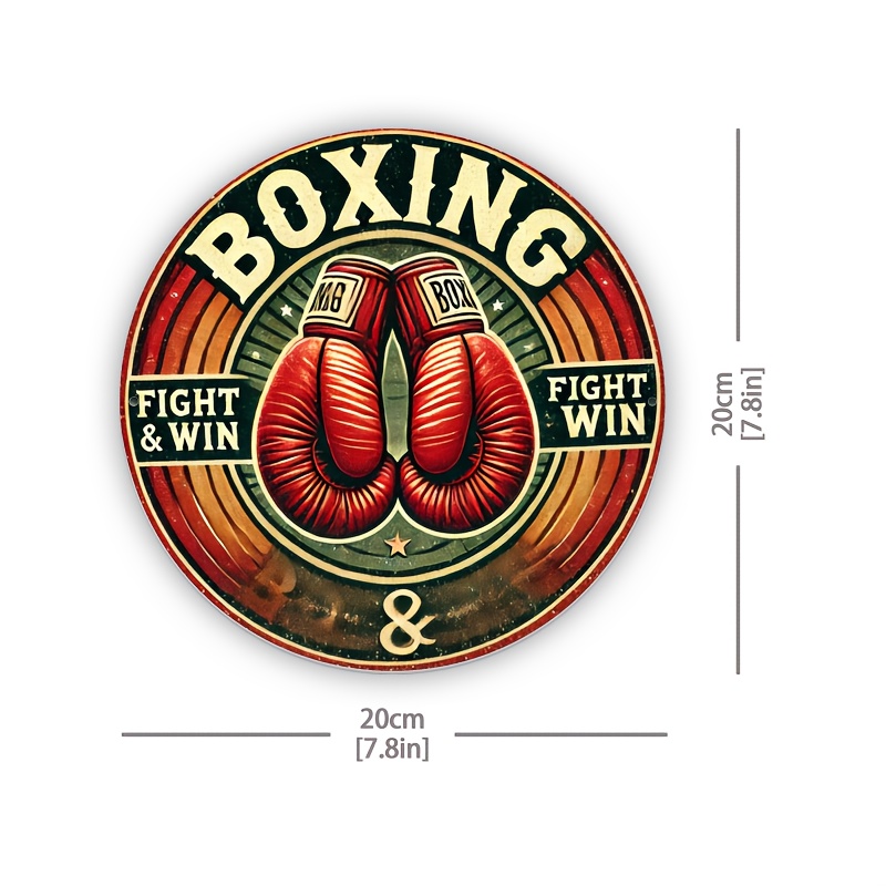 Room Decor 1pc Retro Boxing Gy - Vintage Collectible Plates 评论和价格