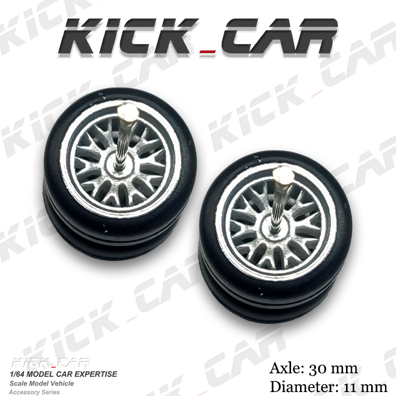 1/64 Model Car Wheels with Rub - Vintage Collectible Toy Cars 评论和价格