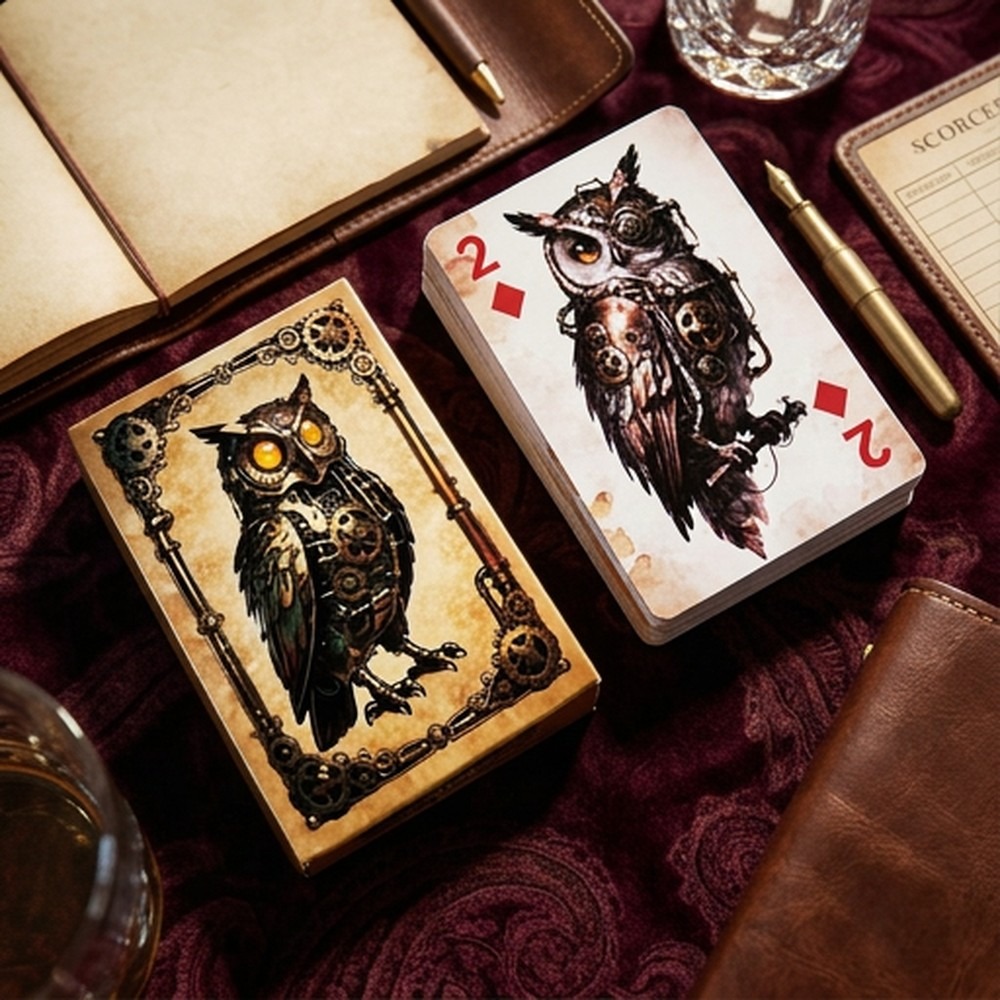 Steampunk Vintage 55-Card Poke - Vintage Collectible Show 评论和价格