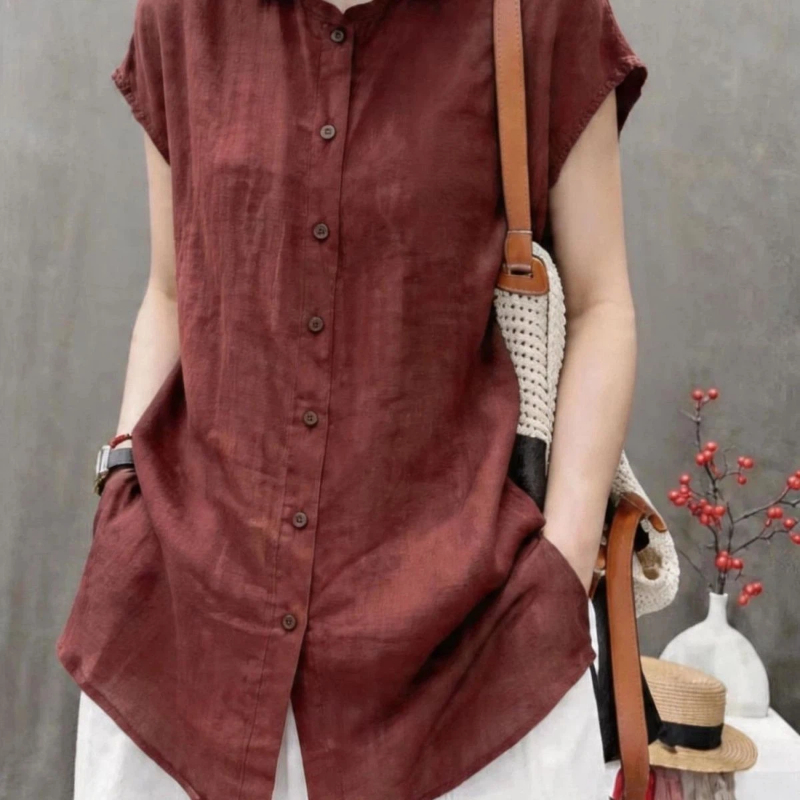 Office Lady Short Sleeve Solid - Vintage Collectible Buttons 评论和价格