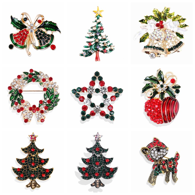 Vintage Rhinestone Christmas B - Vintage Collectible Clothing 评论和价格