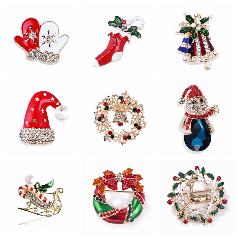 Vintage Rhinestone Christmas B - Vintage Collectible Clothing 评论和价格