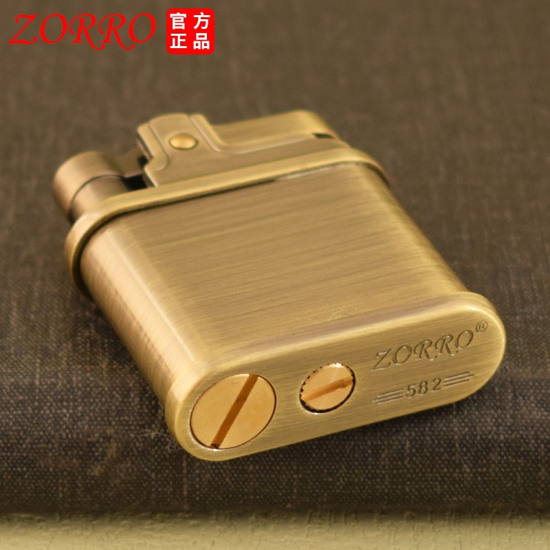 ZORRO 582 Brushed Brass Fuel L - Vintage Collectible Buttons 评论和价格